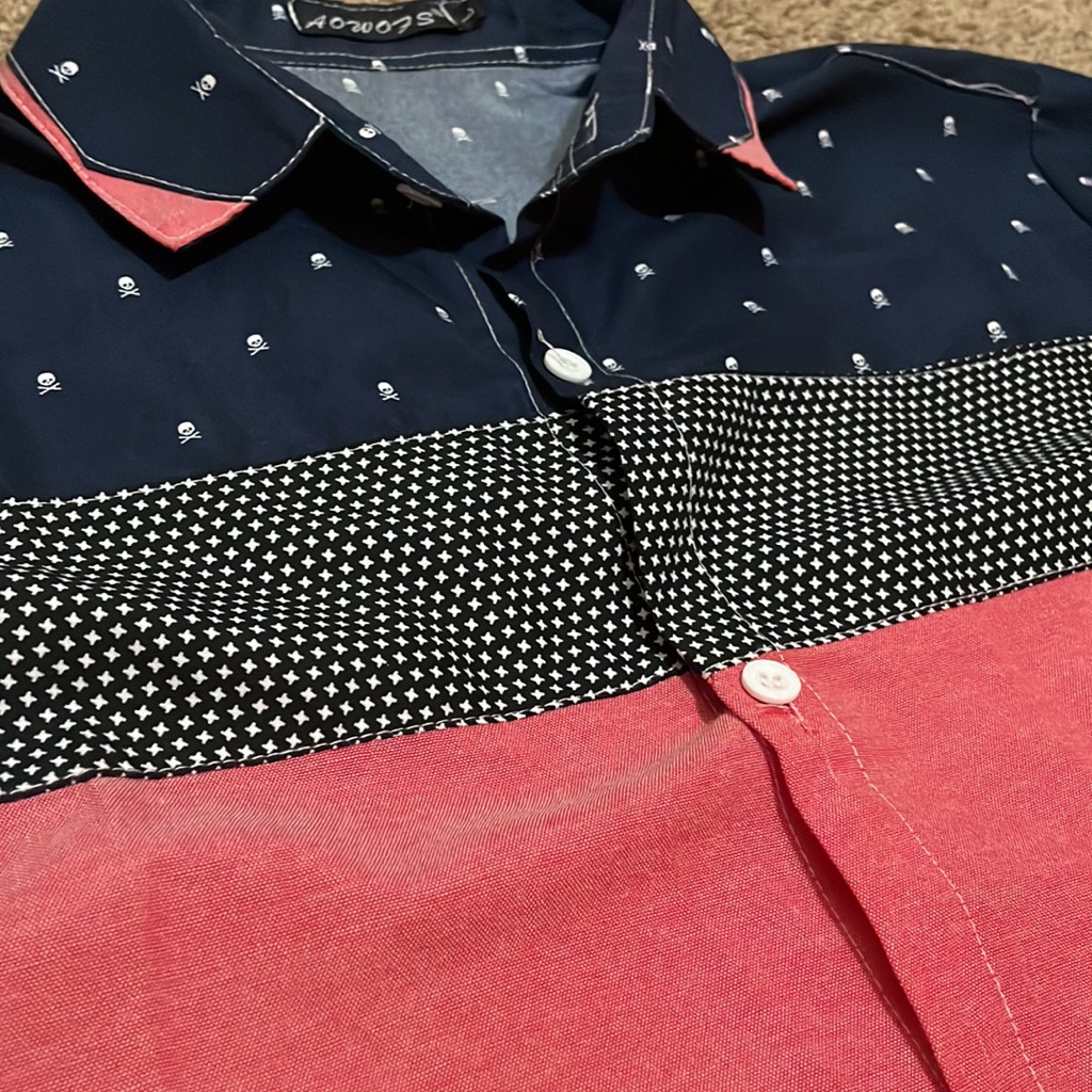 Skull Pattern Button Down